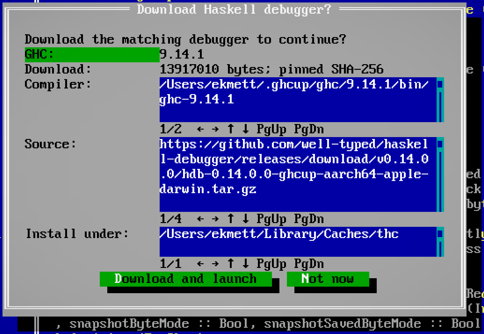 Concrete hdb download offer with compiler, source and destination.